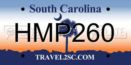 HMP260 South Carolina License Plate