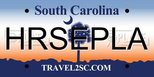 HRSEPLA South Carolina License Plate