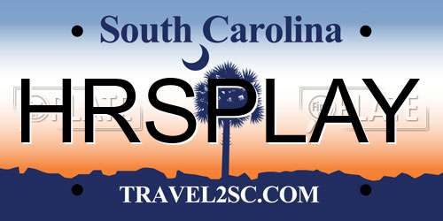 HRSPLAY South Carolina License Plate