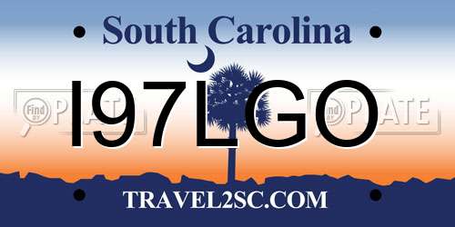 I97LGO South Carolina License Plate