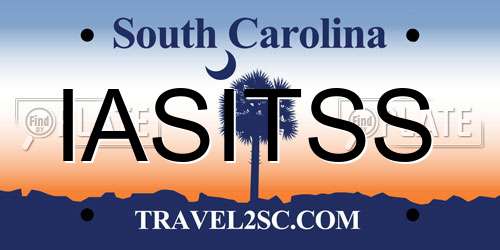 IASITSS South Carolina License Plate
