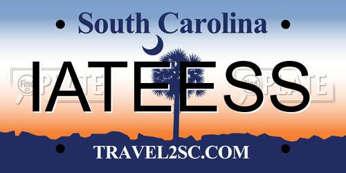 IATEESS South Carolina License Plate