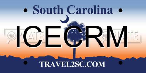 ICECRM South Carolina License Plate