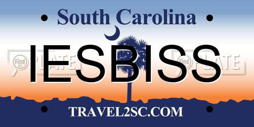 IESBISS South Carolina License Plate