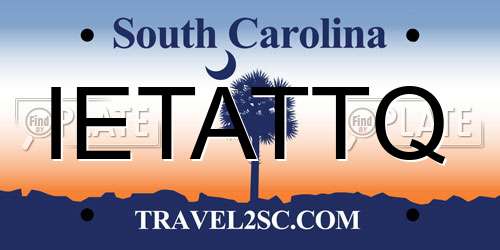 IETATTQ South Carolina License Plate