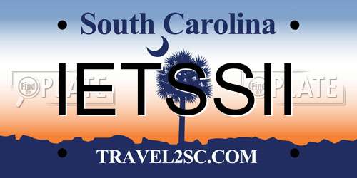 IETSSII South Carolina License Plate