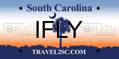 IFLY South Carolina License Plate