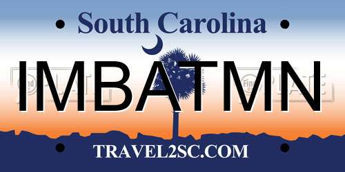 IMBATMN South Carolina License Plate