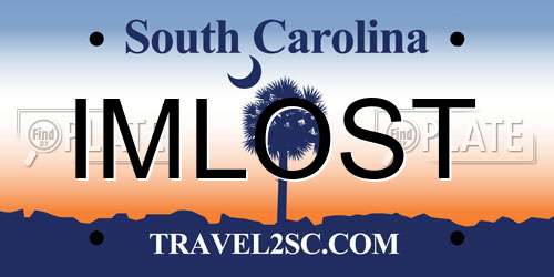 IMLOST South Carolina License Plate