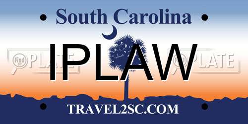 IPLAW South Carolina License Plate