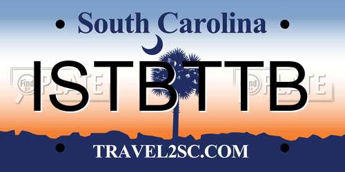 ISTBTTB South Carolina License Plate