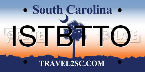 ISTBTTO South Carolina License Plate