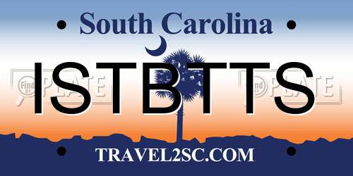 ISTBTTS South Carolina License Plate