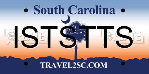 ISTSTTS South Carolina License Plate