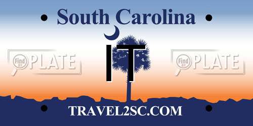 IT South Carolina License Plate