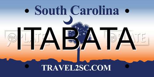 ITABATA South Carolina License Plate