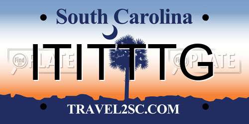 ITITTTG South Carolina License Plate