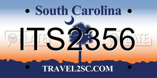 ITS2356 South Carolina License Plate