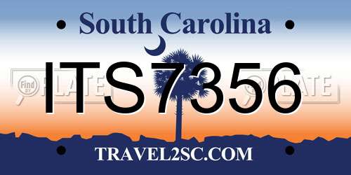 ITS7356 South Carolina License Plate