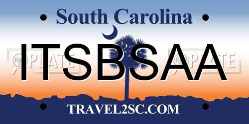 ITSBSAA South Carolina License Plate