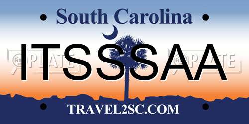 ITSSSAA South Carolina License Plate