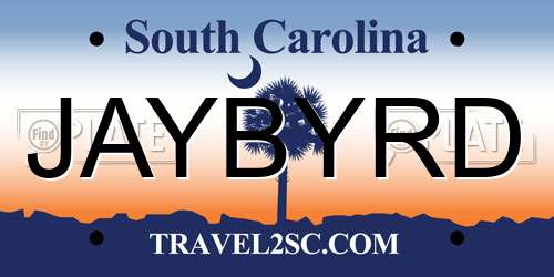 JAYBYRD South Carolina License Plate