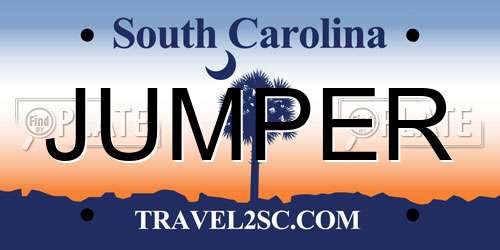 JUMPER South Carolina License Plate