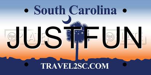 JUSTFUN South Carolina License Plate