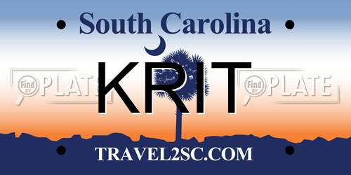 KRIT South Carolina License Plate