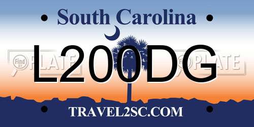 L200DG South Carolina License Plate