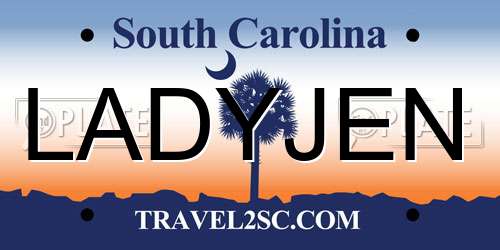 LADYJEN South Carolina License Plate