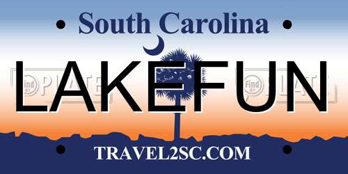 LAKEFUN South Carolina License Plate