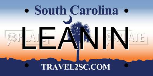 LEANIN South Carolina License Plate