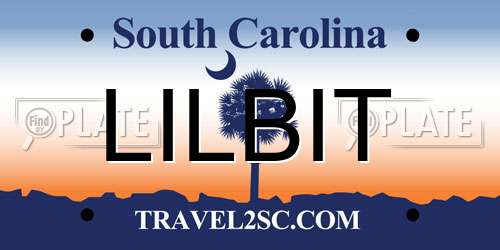 LILBIT South Carolina License Plate