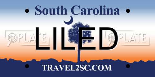 LILED South Carolina License Plate