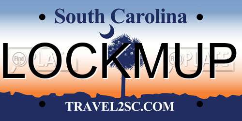 LOCKMUP South Carolina License Plate