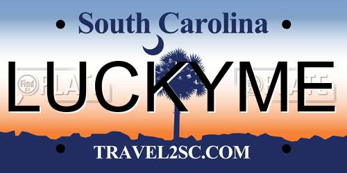 LUCKYME South Carolina License Plate
