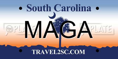 MAGA South Carolina License Plate