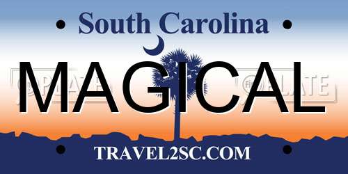 MAGICAL South Carolina License Plate