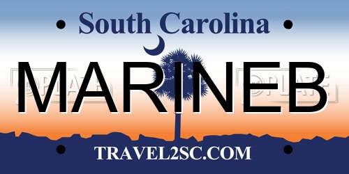 MARINEB South Carolina License Plate