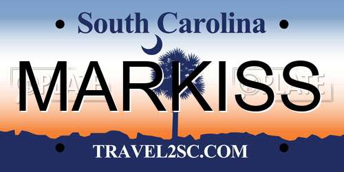 MARKISS South Carolina License Plate