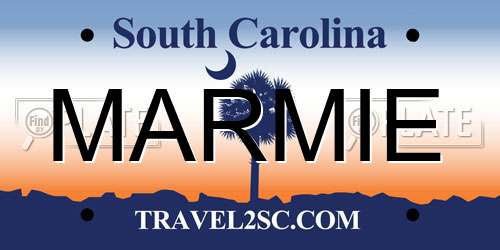 MARMIE South Carolina License Plate