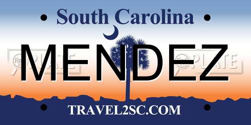 MENDEZ South Carolina License Plate