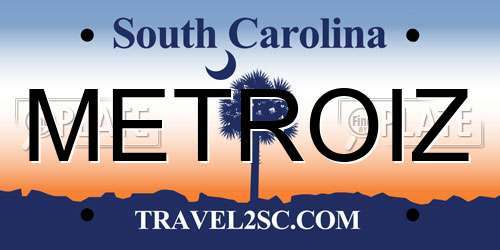 METROIZ South Carolina License Plate