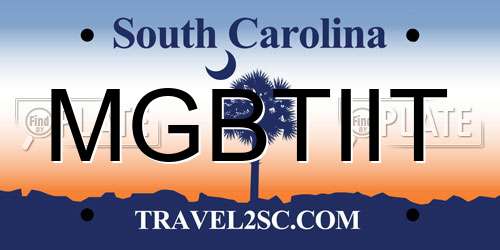 MGBTIIT South Carolina License Plate