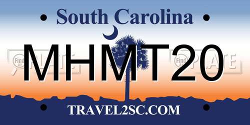 MHMT20 South Carolina License Plate