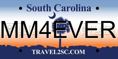 MM4EVER South Carolina License Plate