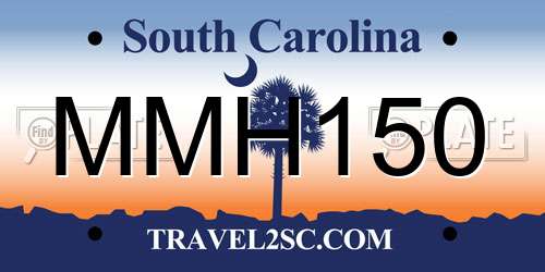 MMH150 South Carolina License Plate