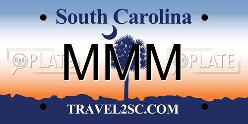 MMM South Carolina License Plate