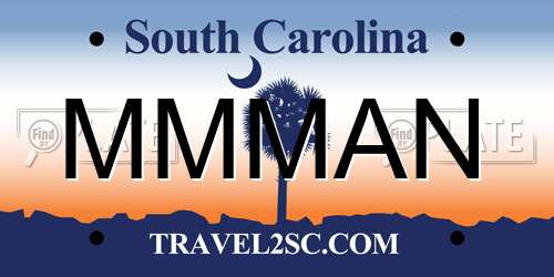MMMAN South Carolina License Plate